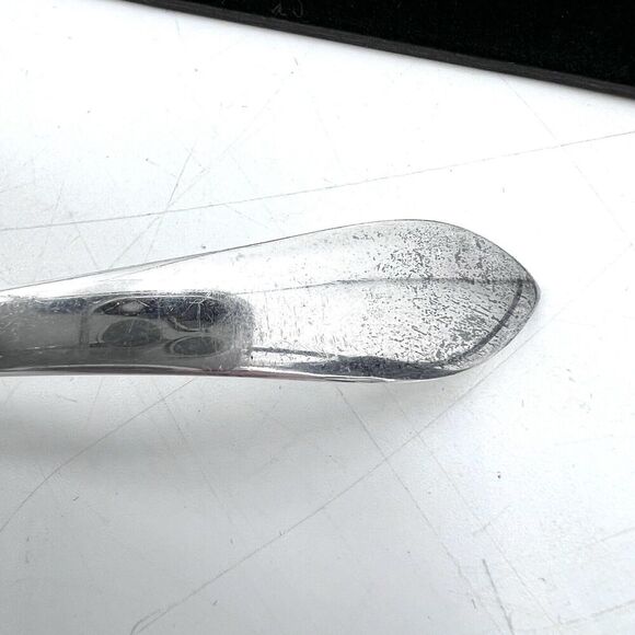 Antique 1900s Weidlich Co. Sterling Silver Small 5.25" Spoon Ladles 35 Grams - Picture 6 of 11